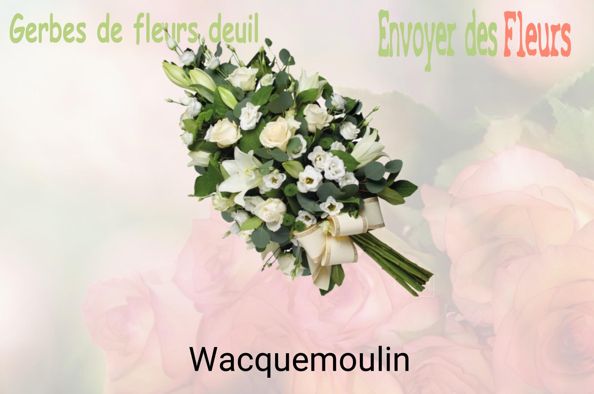 Gerbe de fleurs de deuil livrée à Wacquemoulin